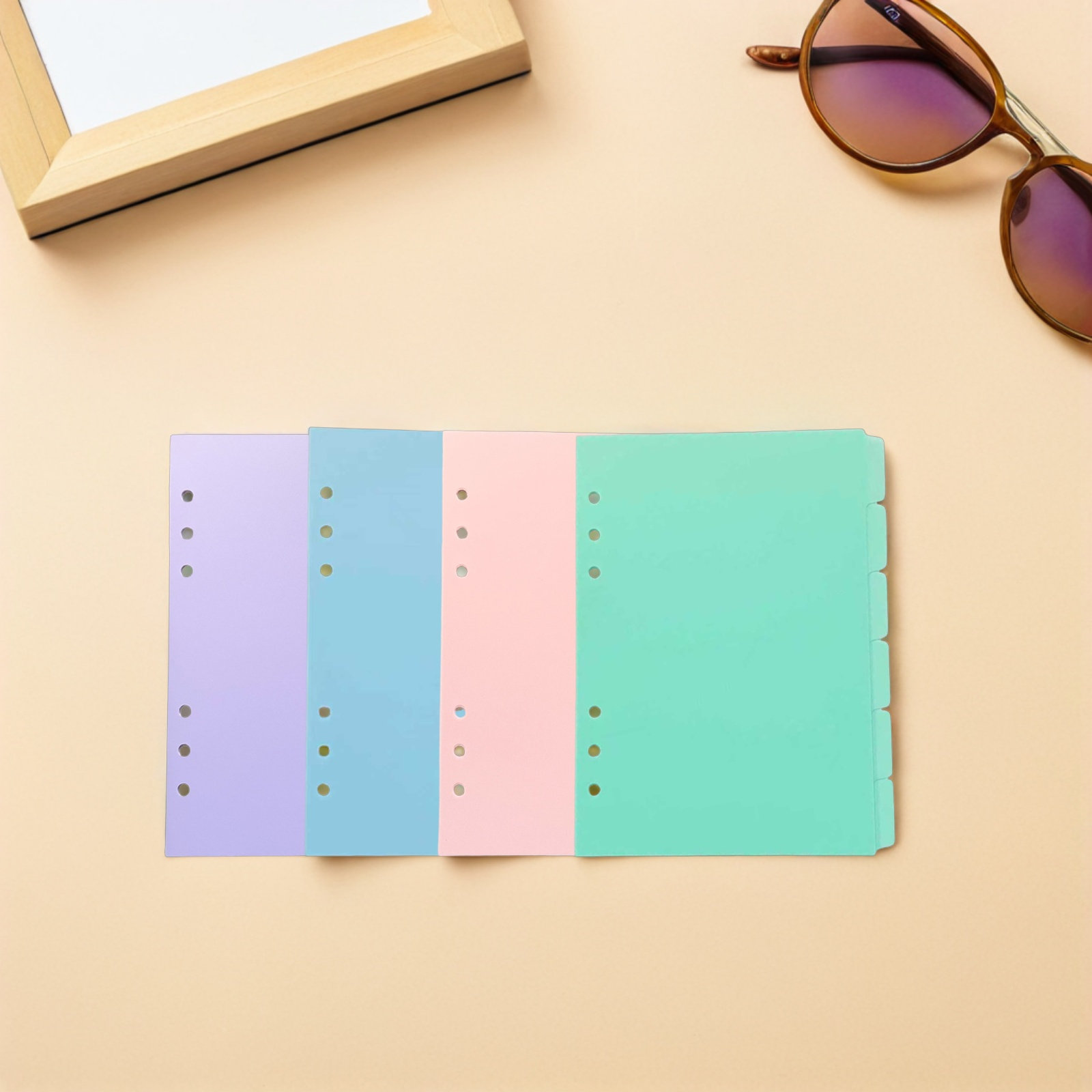 Index Tab Divider - 4 juegos de separadores de índice