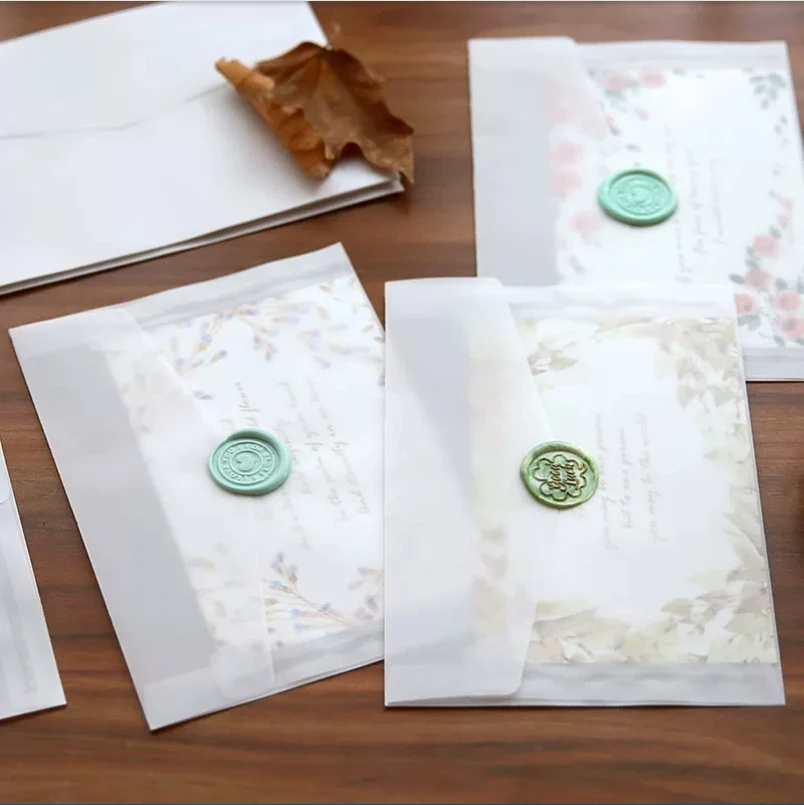 Sobre translúcido de papel de  - Letter Envelope Kraft reseña y precio