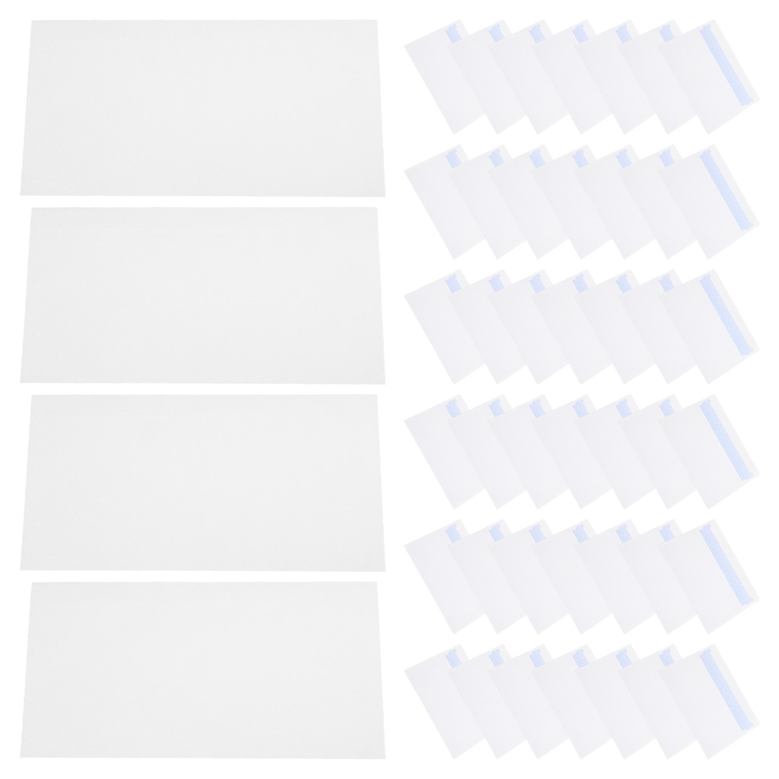 50 Sobres Blancos con Cierre A - Letter Envelope Kraft reseña y precio